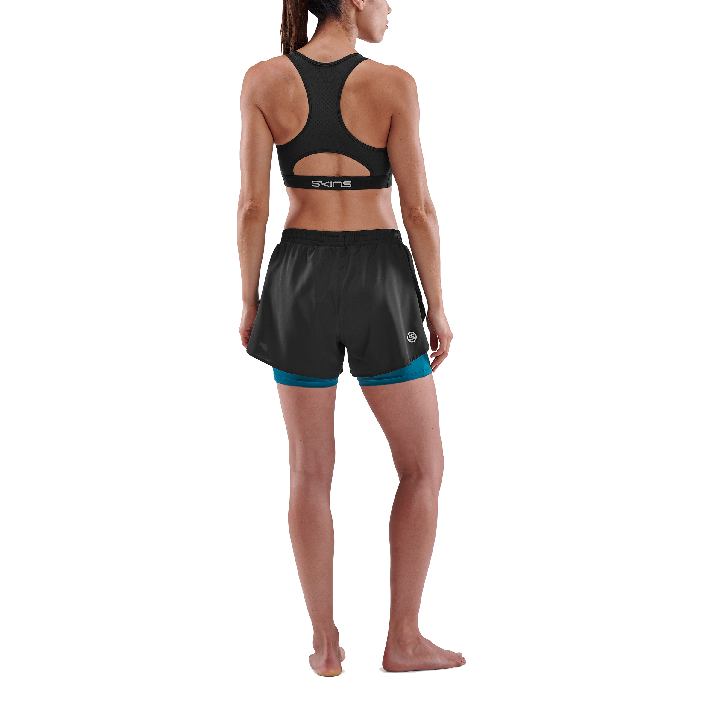 SKINS SERIES-3 Dame X-Fit Shorts 2in1